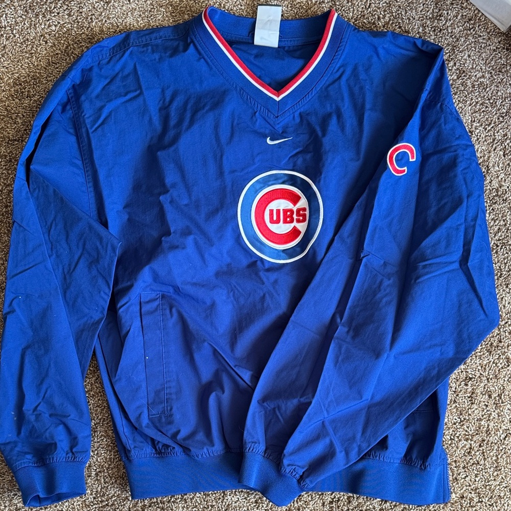 Nike Blue Chicago Cubs Jacket
